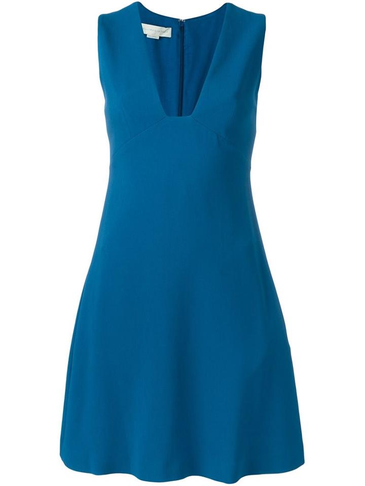 Stella Mccartney 'aline' Dress, Women's, Size: 40, Blue, Spandex/elastane/acetate/viscose