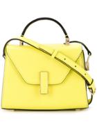Valextra Top Handle Clutch - Yellow & Orange