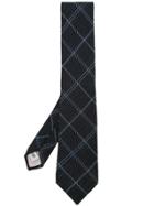 Gieves & Hawkes Checked Tie - Blue