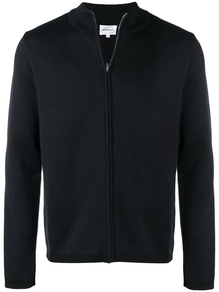 Norse Projects Fjord Double Face Cardigan - Blue