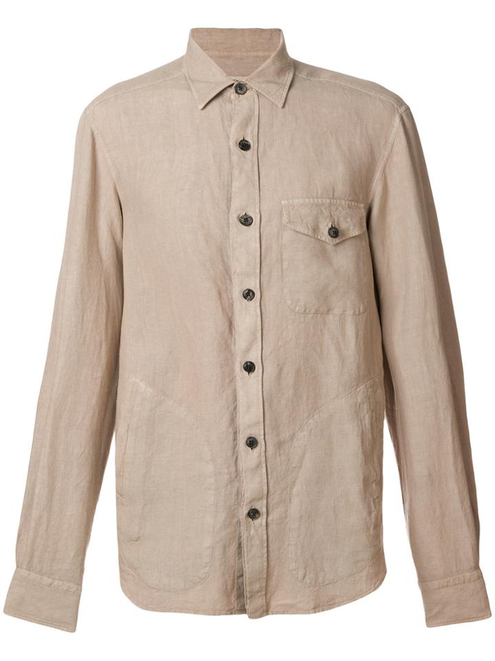 Z Zegna Buttoned Up Shirt - Nude & Neutrals