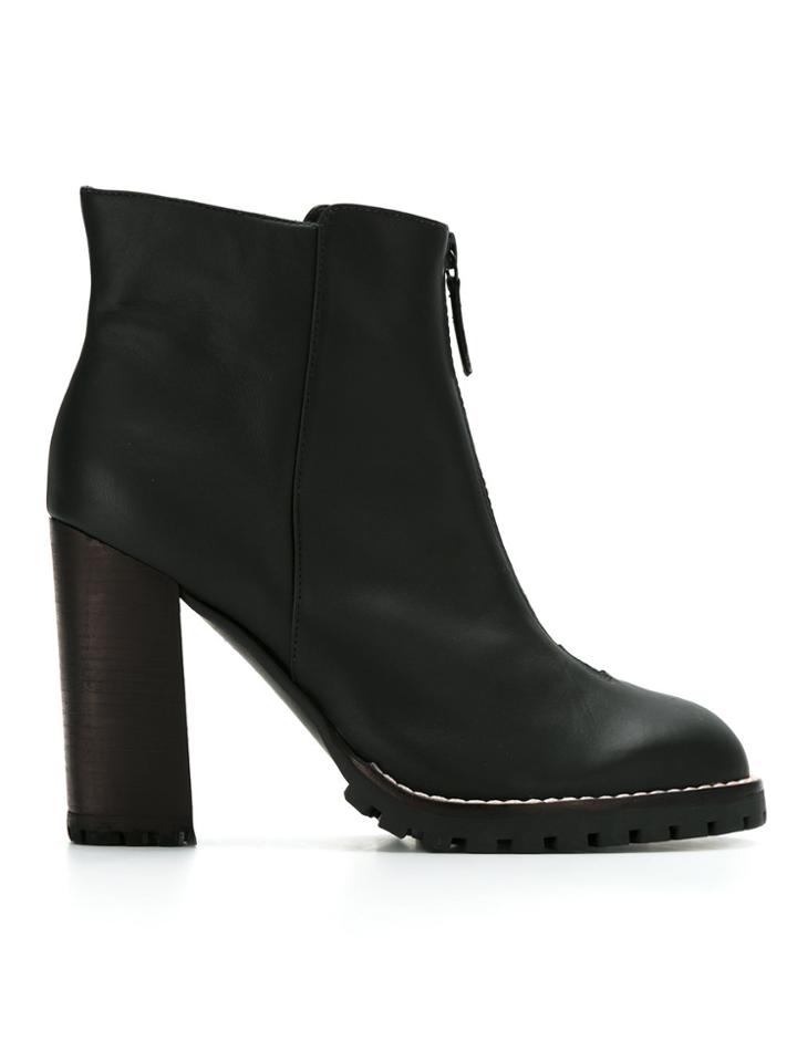 Sarah Chofakian Ankle Boots - Black