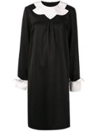 Mm6 Maison Margiela School Uniform Midi Dress - Black