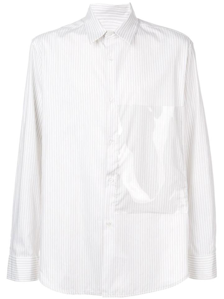 Raf Simons Oversized-pocket Shirt - White