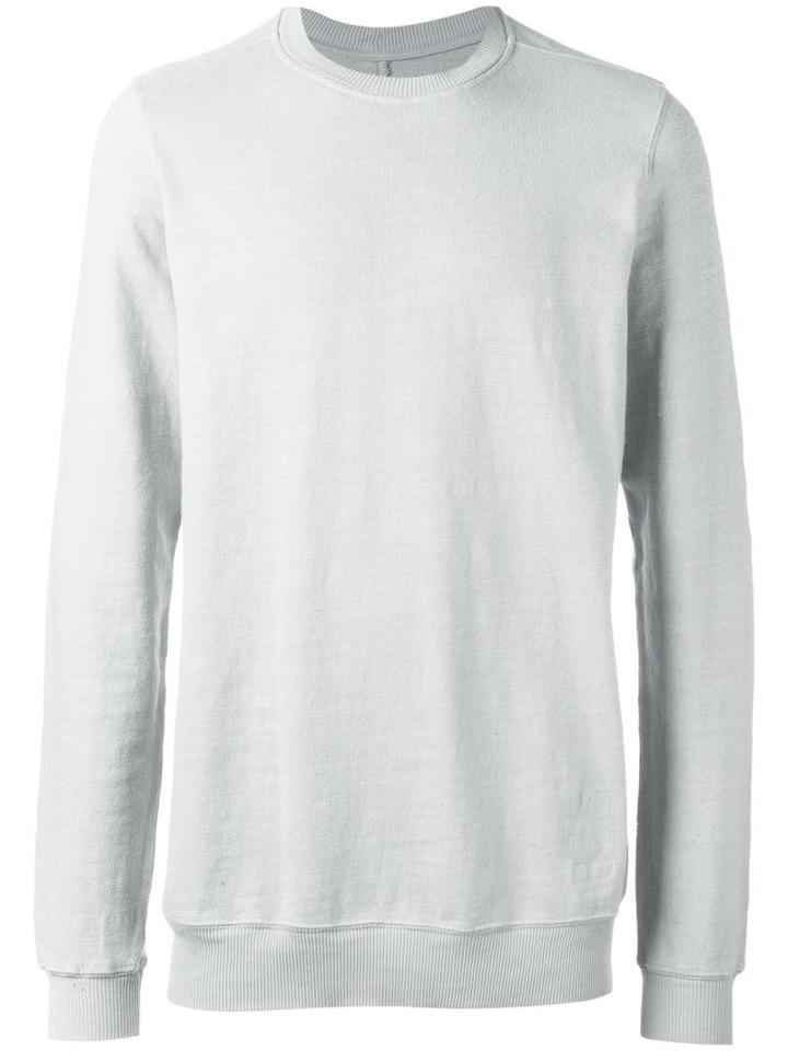 Rick Owens Drkshdw Crew Neck Jumper, Men's, Size: Small, Grey, Cotton