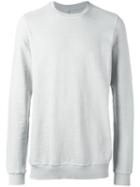 Rick Owens Drkshdw Crew Neck Jumper, Men's, Size: Small, Grey, Cotton