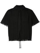 Craig Green Frayed Shortsleeved Shirt - Black