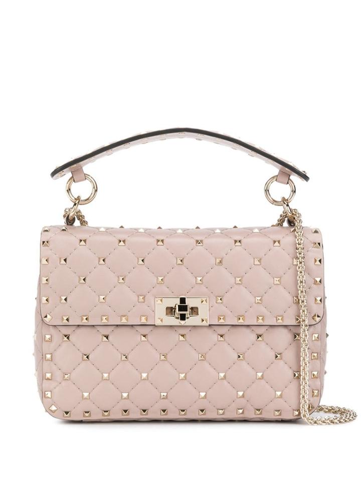 Valentino Valentino Garavani Rockstud Spike Bag - Neutrals