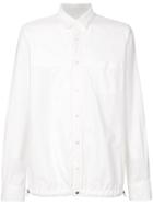 Sacai Drawstring Hem Shirt Jacket - White