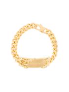 Versace 'baroque' Plaque Chain Bracelet