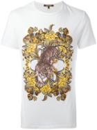 Roberto Cavalli 'tiki Tiger' T-shirt, Men's, Size: Large, Red, Cotton