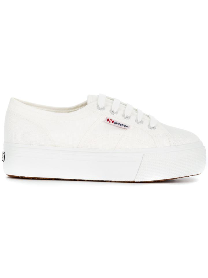 Superga Platform Sneakers - White