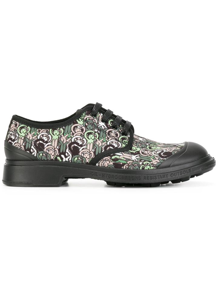 Société Anonyme Société Anonyme X Pezzol Printed Derbies - Black