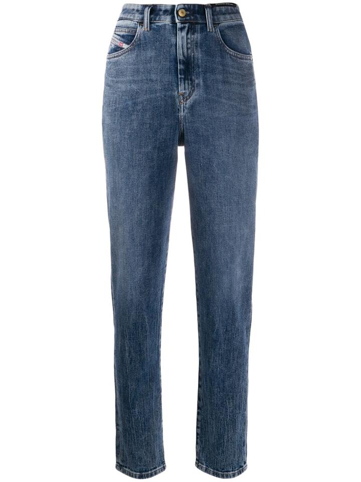 Diesel Faded Straight Jeans - Blue