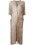 Humanoid Seilal Dress, Women's, Size: Large, Nude/neutrals, Silk