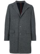 Loro Piana - Single-breasted Coat - Men - Suede/polyamide/cashmere - M, Grey, Suede/polyamide/cashmere