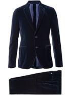 Browns Velvet Suit - Navy