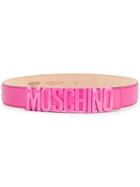 Moschino Classic Logo Belt - Pink