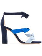 Alexandre Birman Multi-strap Block Heel Sandals - Blue