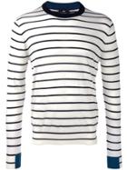 Ps By Paul Smith Striped Pullover - White