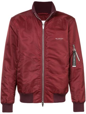 The Arrivals Niels Bomber Jacket - Red