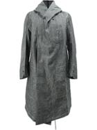 Masnada Asymmetric Front Coat - Grey