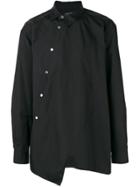 Comme Des Garçons Homme Plus Asymmetric Off-centre Buttoned Shirt -