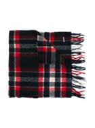 Dsquared2 Kids Tartan Check Scarf, Boy's, Blue