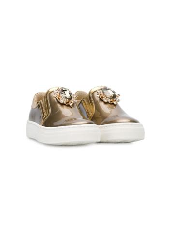 Quis Quis Quis Quis 47005tb Bronzo Leather/fur/exotic Skins->patent