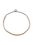 Serpui Embellished Headband, Women's, Grey, Leather