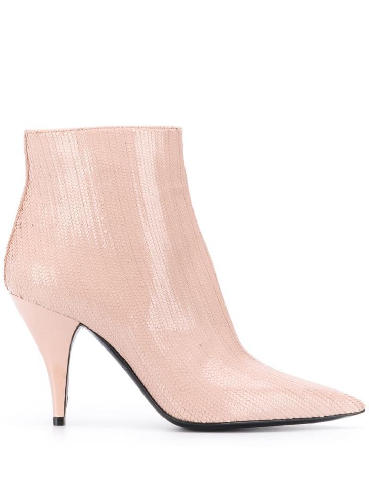 Casadei Delfina Fish Mooney Boots - Neutrals