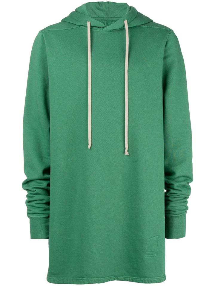 Rick Owens Drkshdw Longline Hoodie - Green