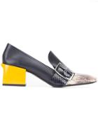 Jil Sander Square Toe Loafers - Blue