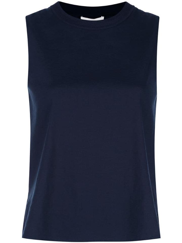Vince Straight-fit Blouse - Blue