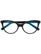 Saint Laurent Eyewear Classic Cat-eye Glasses - Black