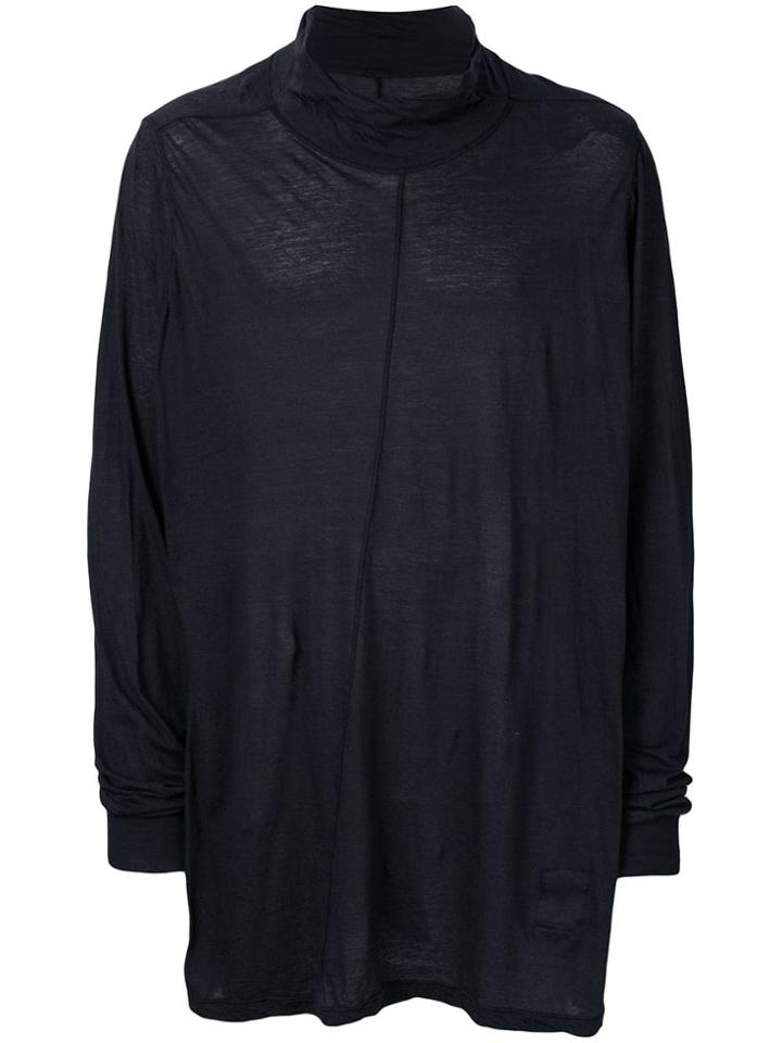 Rick Owens Drkshdw Sheer Rip Detail T-shirt - Grey