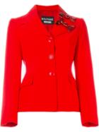 Boutique Moschino Fitted Bow Blazer