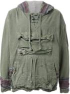 Greg Lauren Mixed Material Army Jacket