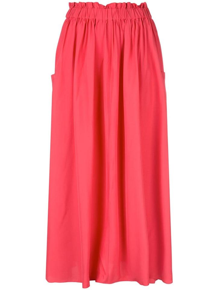 Co Elasticated Waist Full Skirt - Pink