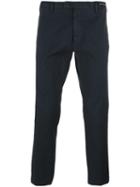 Pt01 Straight Trousers, Men's, Size: 46, Blue, Cotton/spandex/elastane