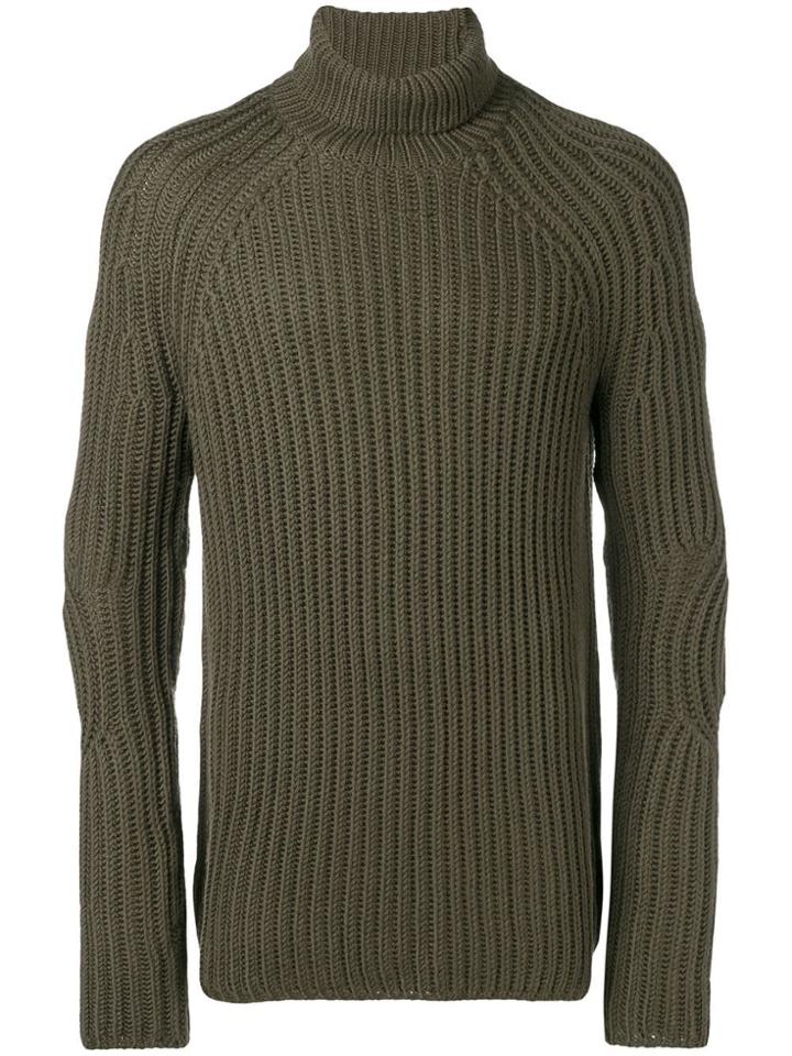 Neil Barrett Turtle Neck Jumper - Green