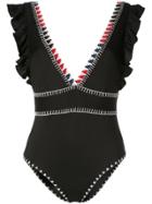 Sea Kaleidoscope One-piece - Black