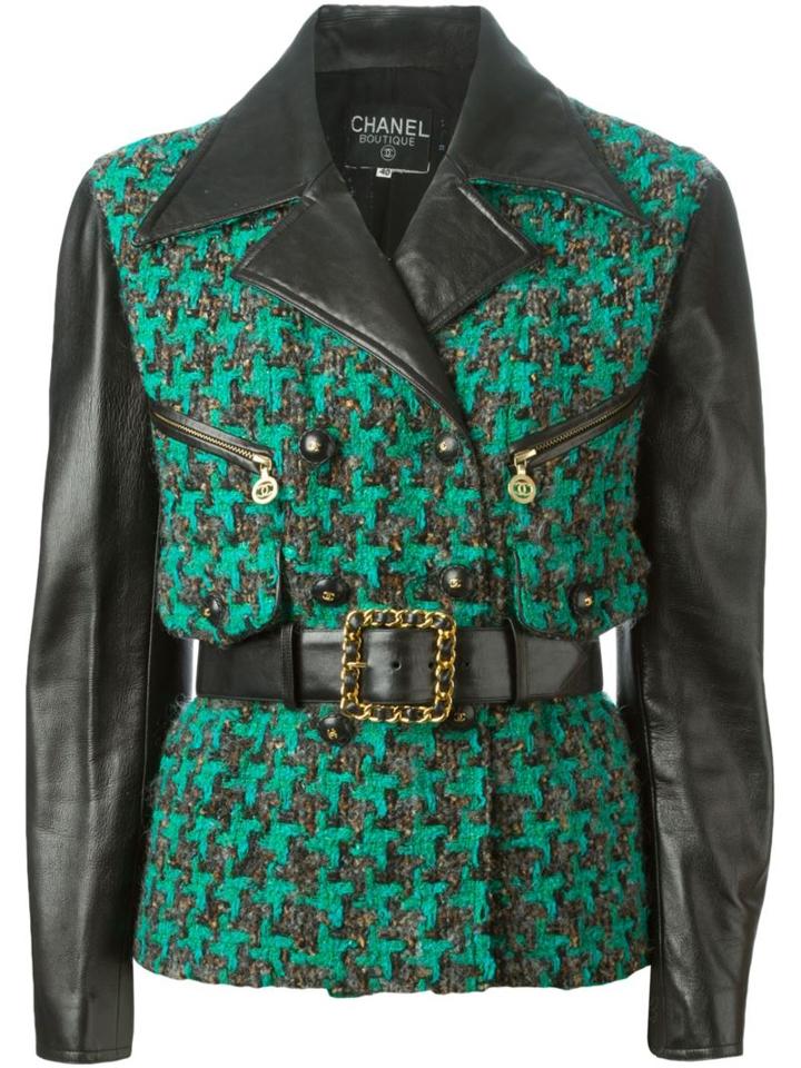 Chanel Vintage Bouclé Panelled Jacket