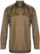 Tom Ford Military Style Shirt - Green