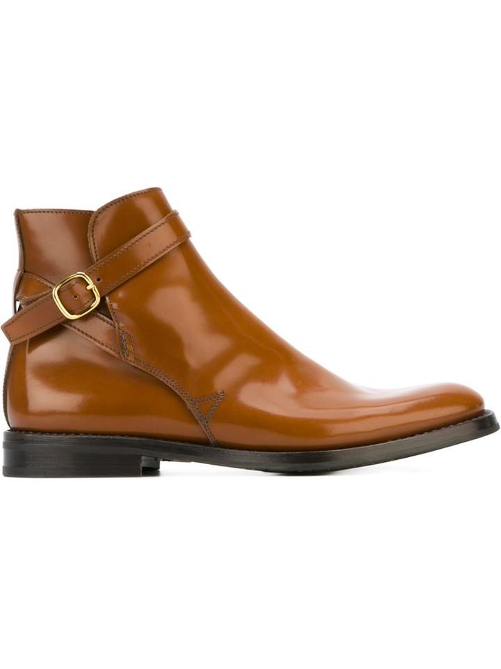 Church S Merthyr Boots, Women's, Size: 40, Brown, Calf Leather/leather/rubber