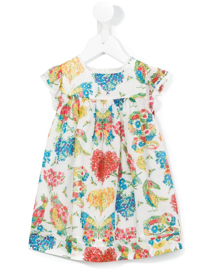 Gucci Kids Floral Dress, Toddler Girl's, Size: 12-18 Mth, White