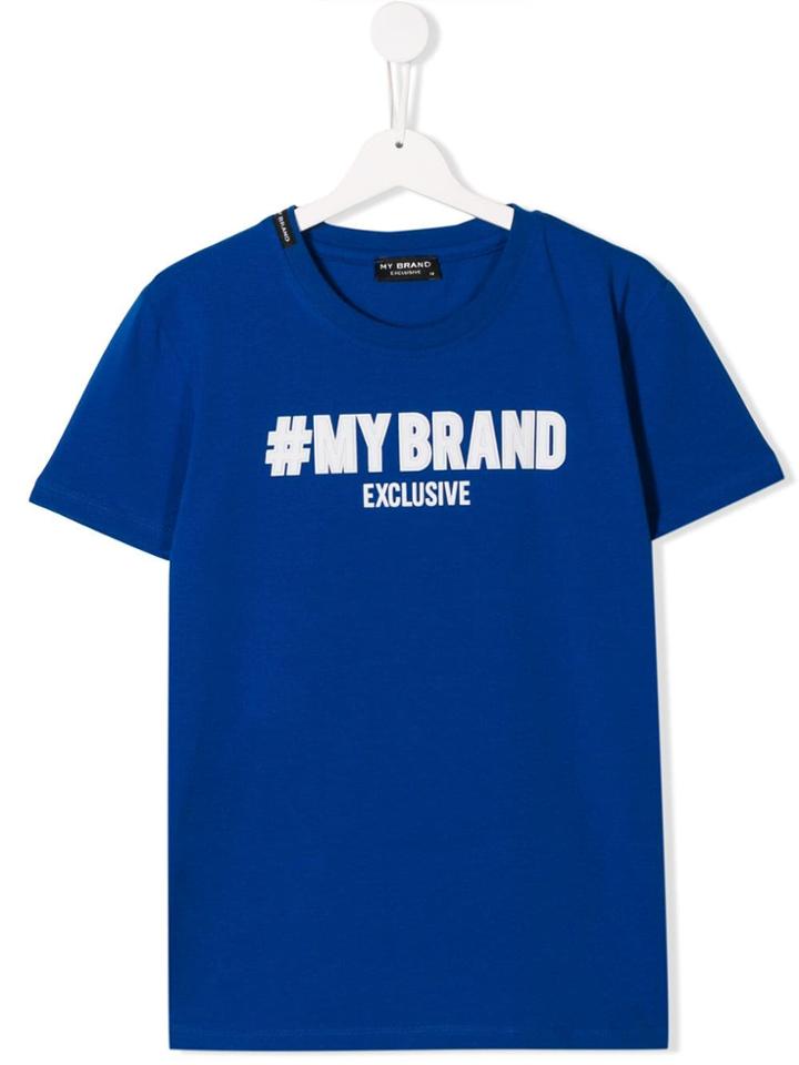 My Brand Kids Logo Patch T-shirt - Blue