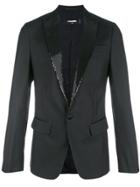 Dsquared2 Sequin-trimmed Tuxedo Jacket - Black