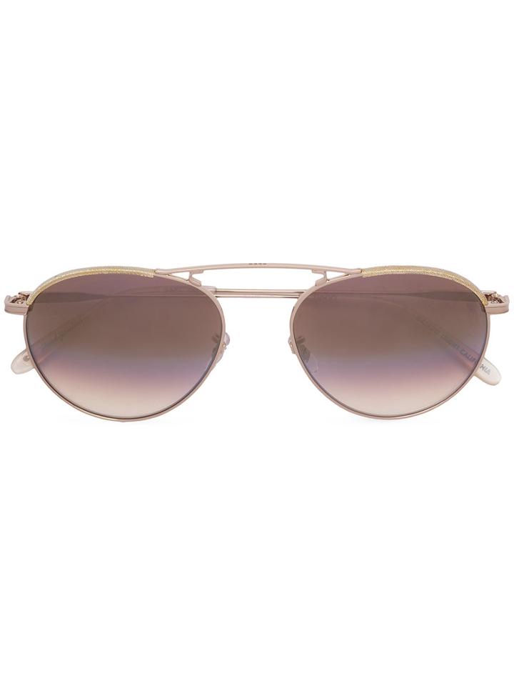 Garrett Leight - Innes Sunglasses - Unisex - Acetate/steel - 55, Grey, Acetate/steel