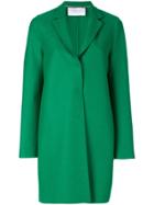 Harris Wharf London Fitted Tailored Coat - Green